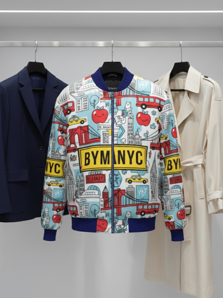 Men's GREENWICH Bomber Jacket BYMANYC ® New York
