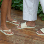 Indosole Men's Pable Slide OPEN BOX – Sea Salt/Neutral