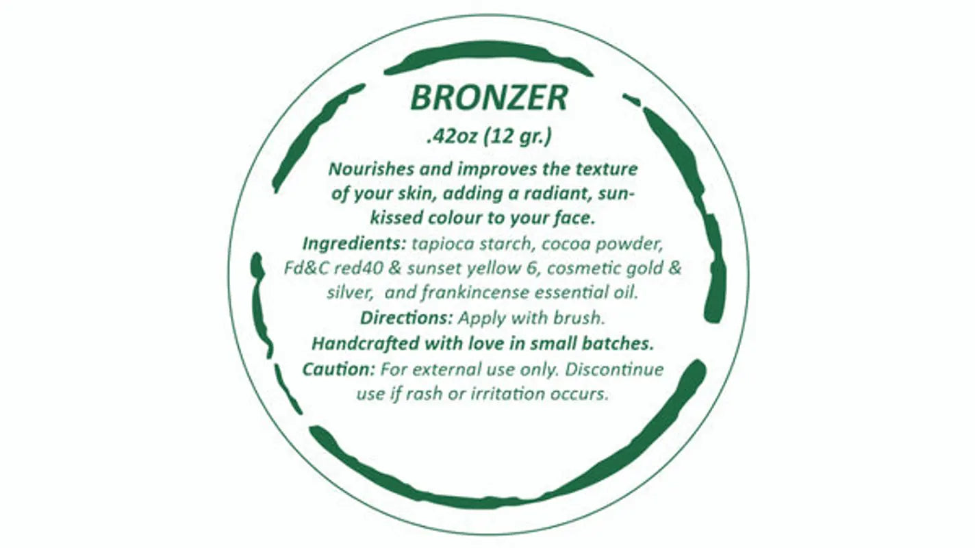 BeNat All-Natural Eco-Friendly Bronzer Loose Powder Set