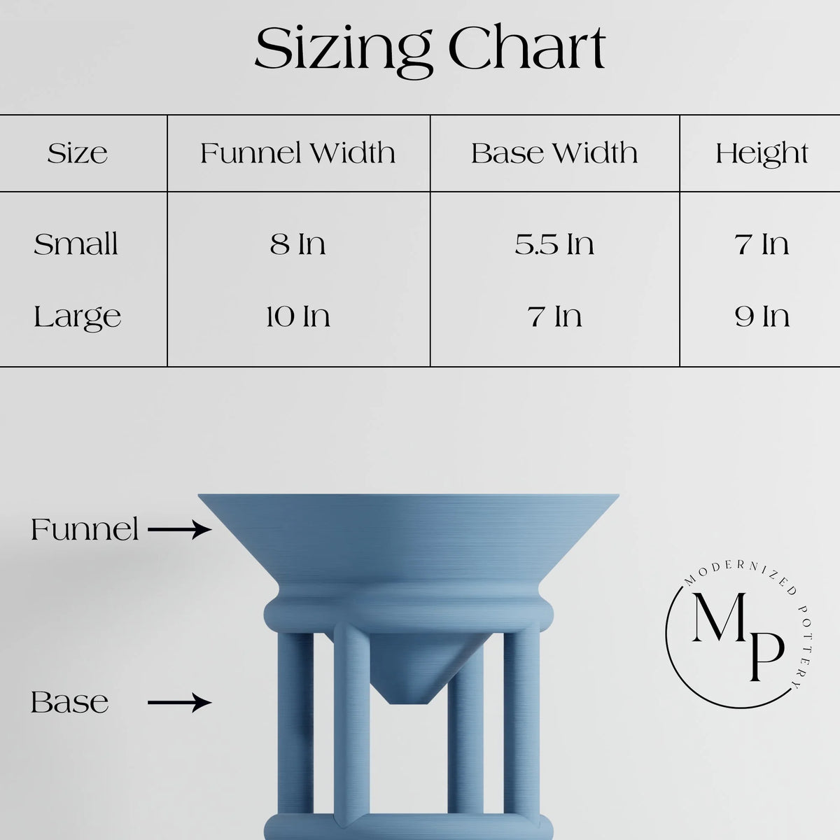 The ODYSSEY Modern Funnel Planter