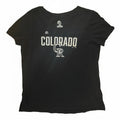 Black t-shirt with 'Colorado' and logo on a white background
