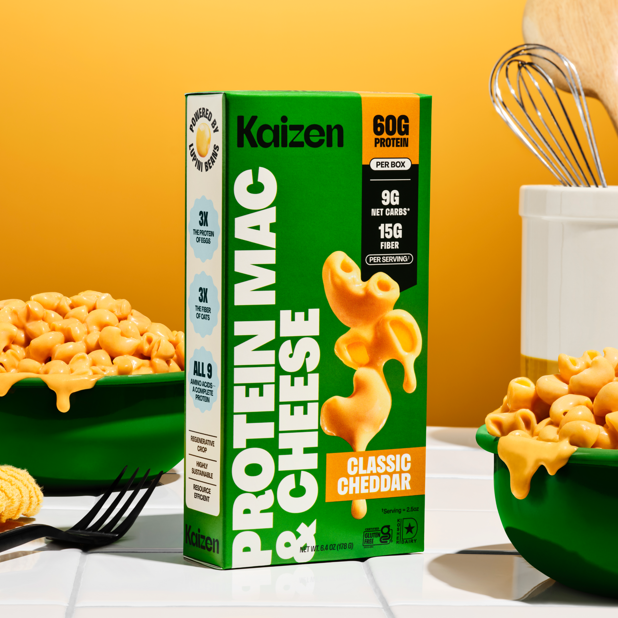 The Low-Carb CLASSIC CHEDDAR Mac + Cheese