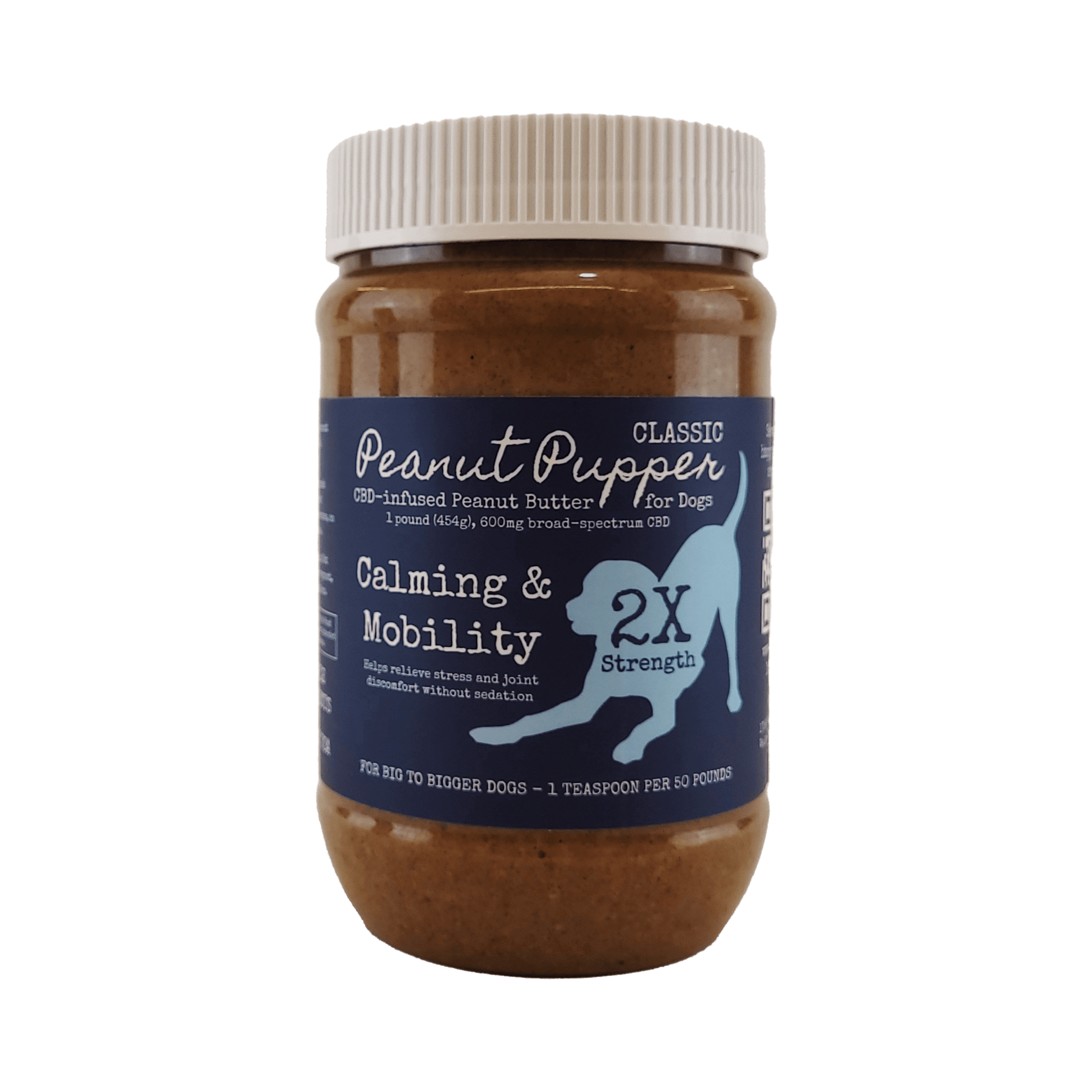 Peanut Pupper Classic CBD Peanut Butter – 2x Strength