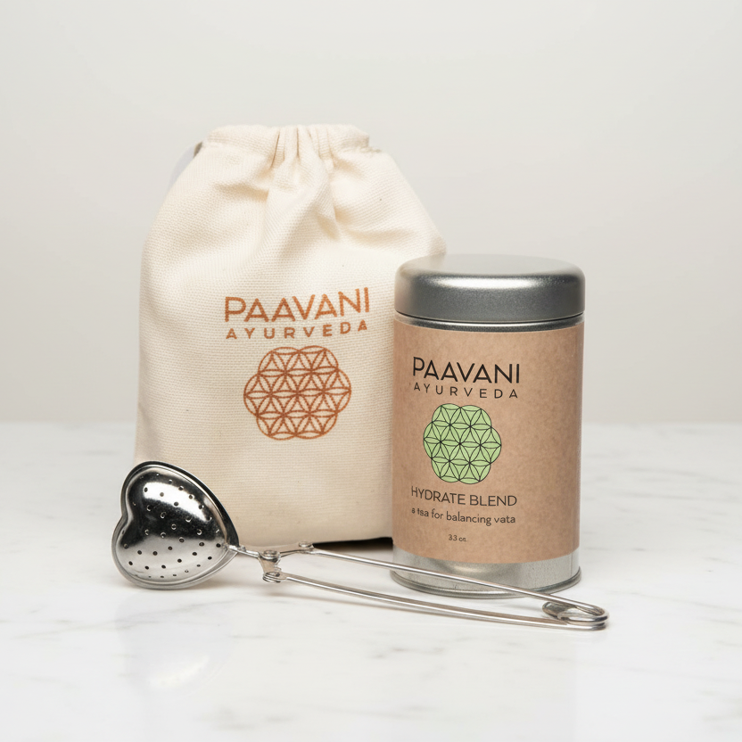 Organic Loose-Leaf Tea + Heart Infuser Tea Ritual Set