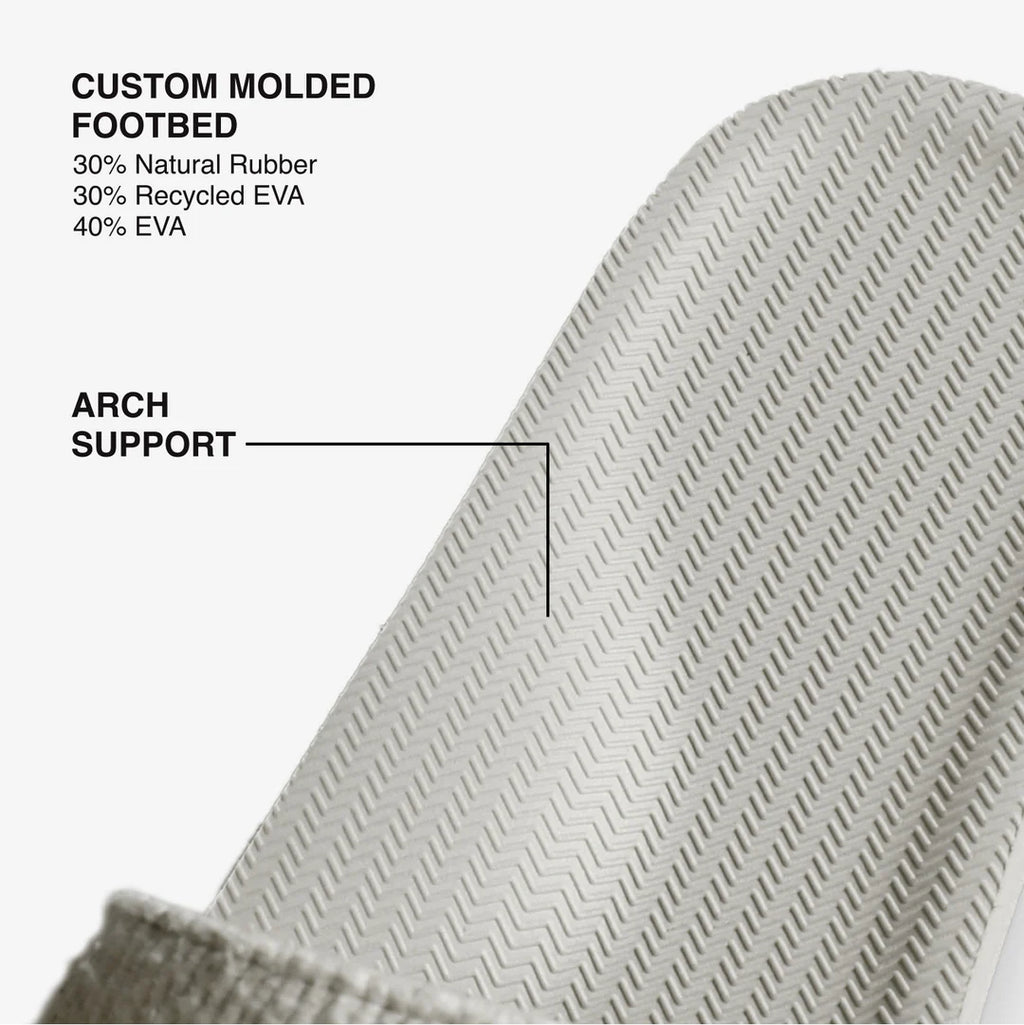 Indosole Men's Pable Slide OPEN BOX – Sea Salt/Neutral