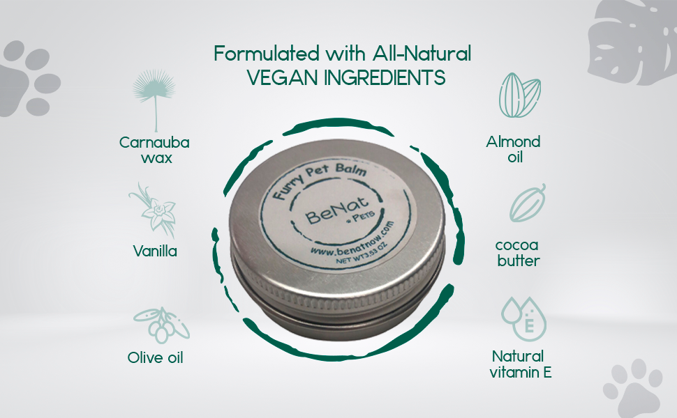 BeNat Pets Furry Pet Balm – 0.9 oz.