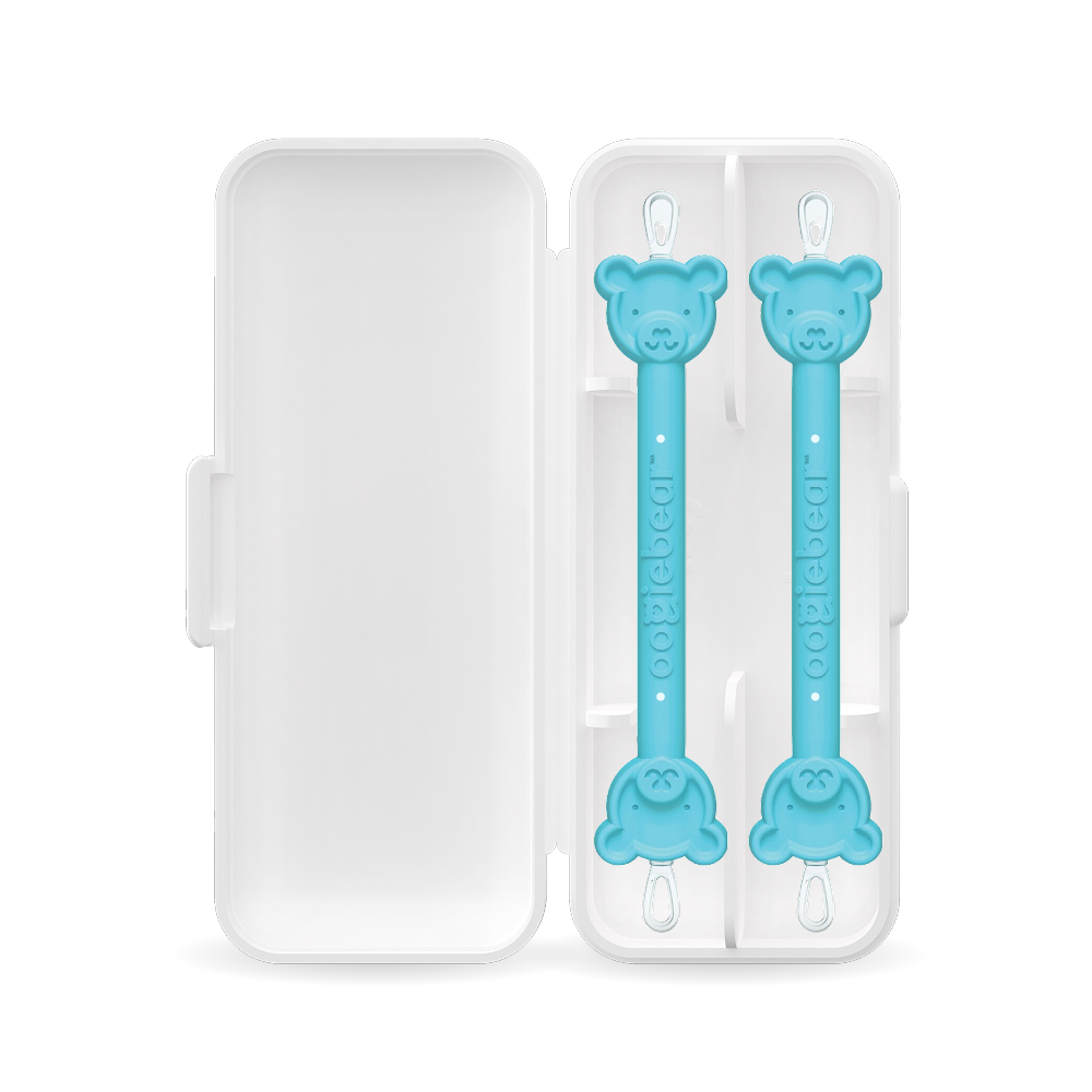 oogiebear Two-Pack Better Booger Picker Tool Set for Nasal + Ear Cleaning