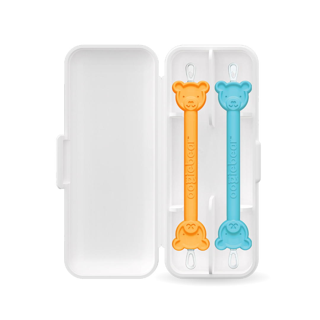oogiebear Two-Pack Better Booger Picker Tool Set for Nasal + Ear Cleaning