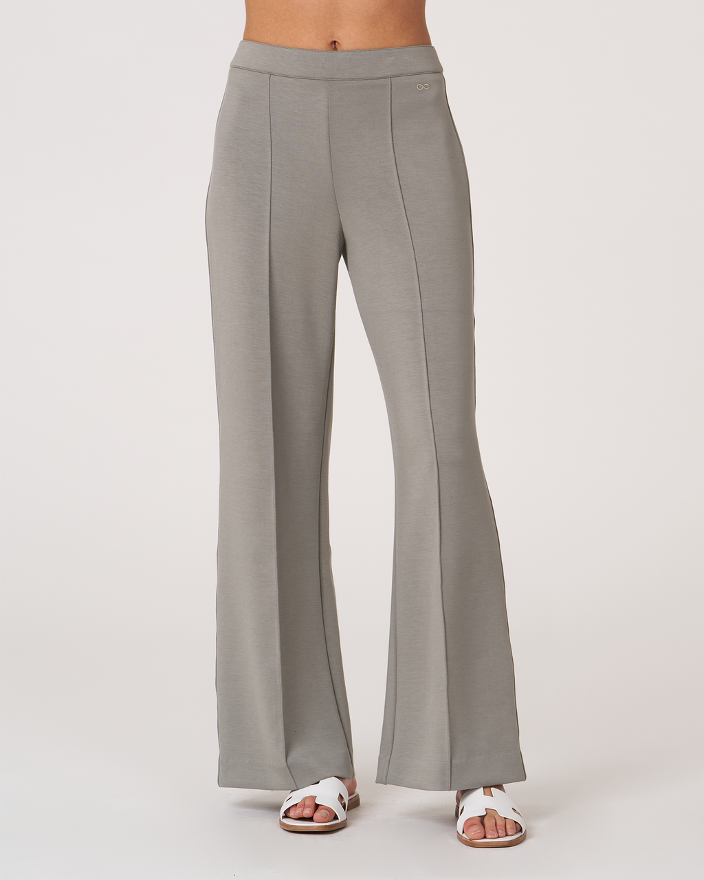 Madison Pintuck Wide Leg Scuba Pant 30"-0