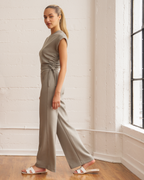 Madison Pintuck Wide Leg Scuba Pant 30"-4