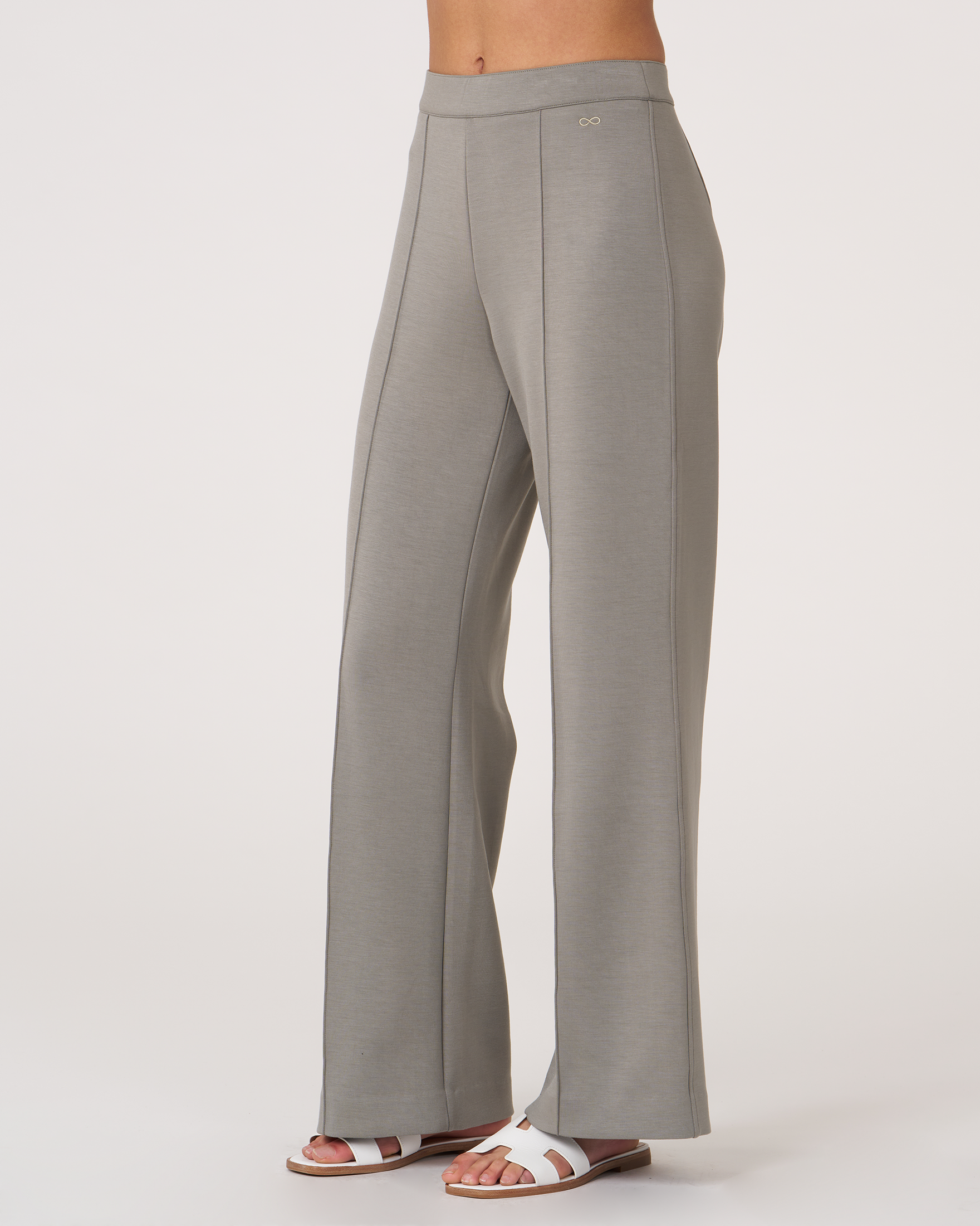 Madison Pintuck Wide Leg Scuba Pant 30"-1