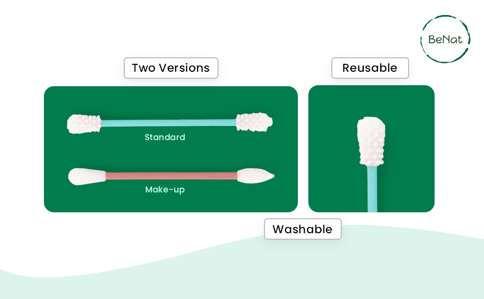 Reusable Silicone Swabs (2-Pack) — Multipurpose + Waste-Reducing