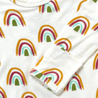 Newborn Bamboo Viscose Gown + Hat Set – Rainbow