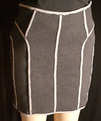 Rare Distressed Vintage Jersey Mini Skirt Size Large