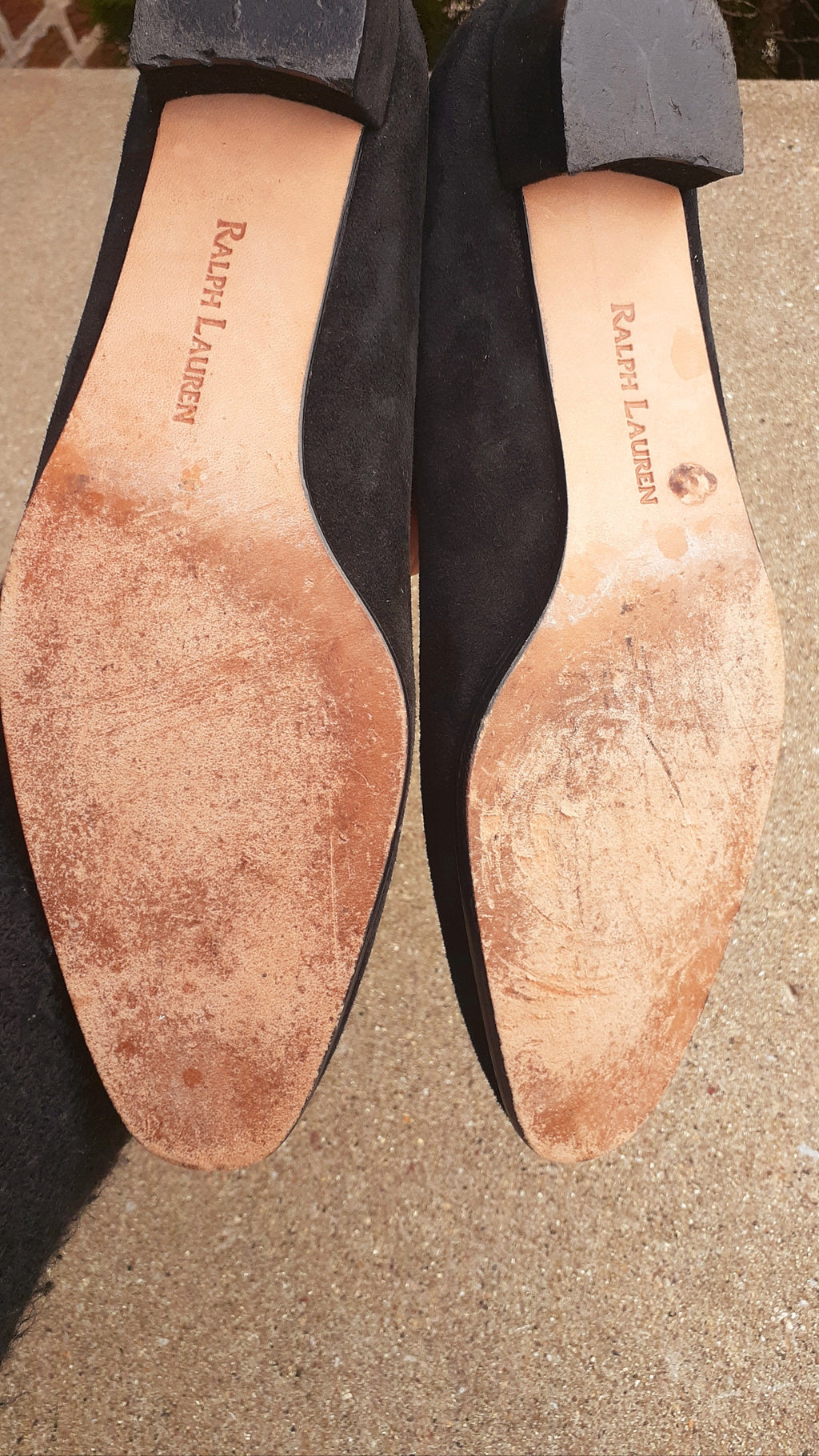 Rare Vintage 1996 Ralph Lauren Suede Loafers – Size 7.5