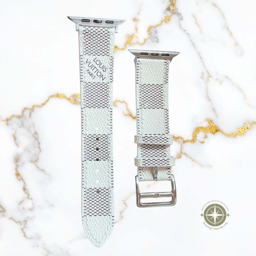 ReVuitton Damier Azur Watch Band for Apple Watch Ultra
