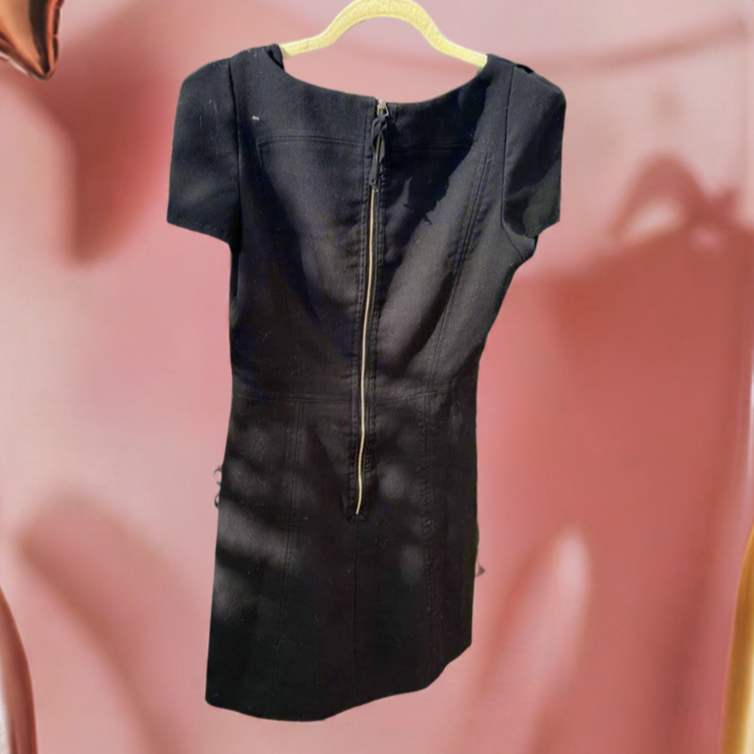 Rebecca Taylor Fitted Mini Dress – Black