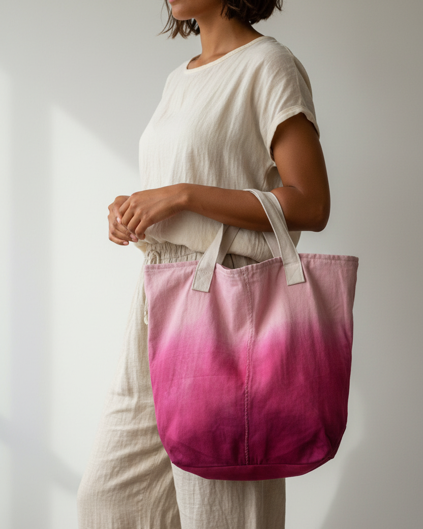 The DHOW Upcycled Tote Bag – Pink