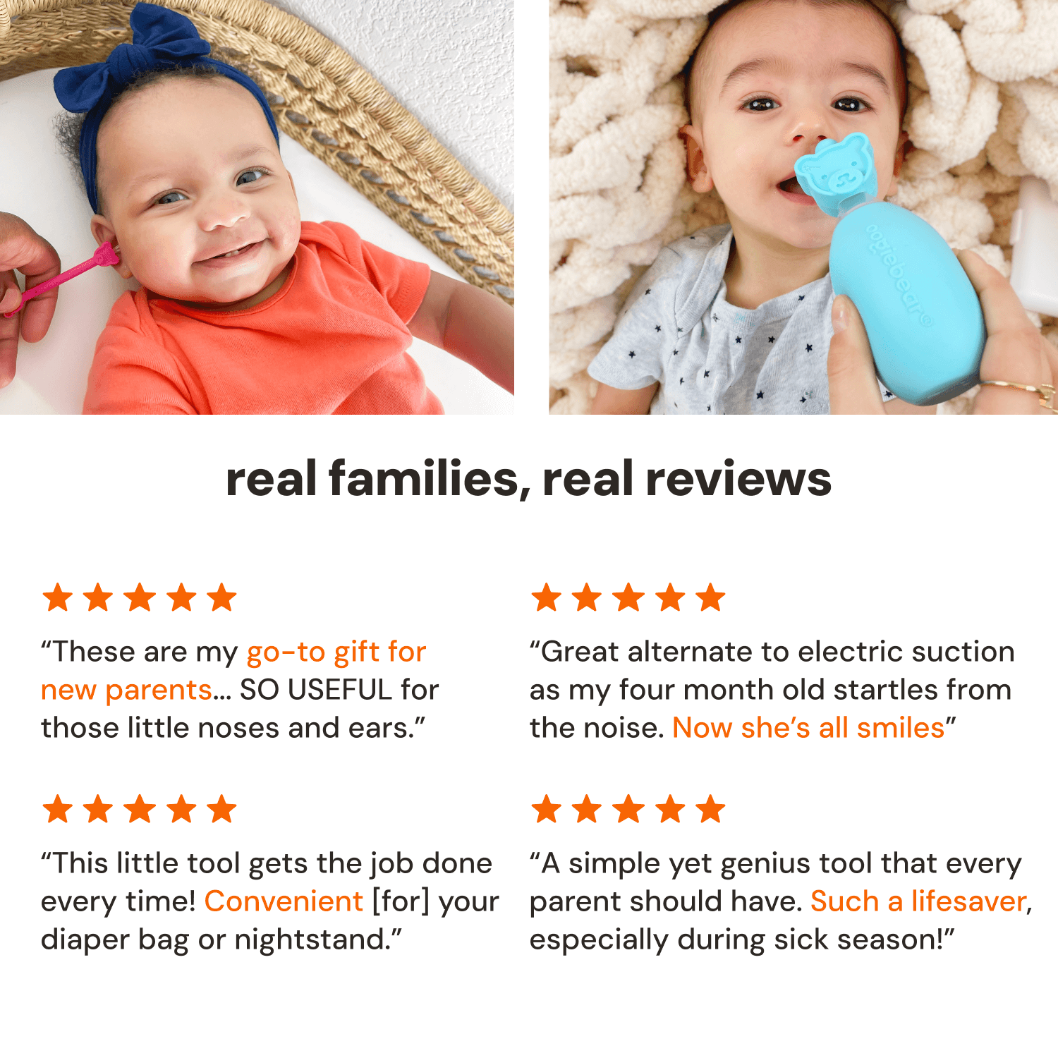 oogiebear Baby Nose and Ear Cleaning Kit