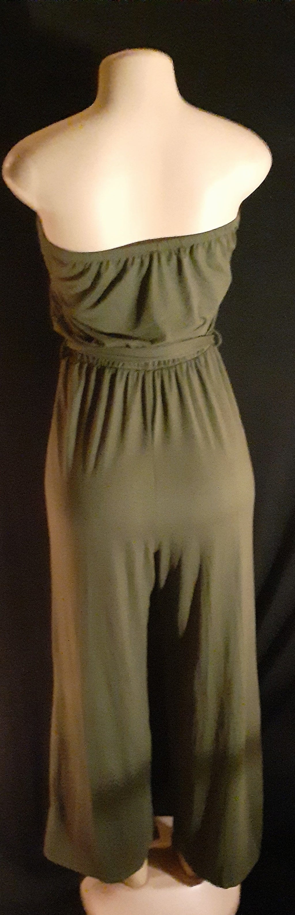 Revolutionary Green Knit Jumpsuit – Size XL