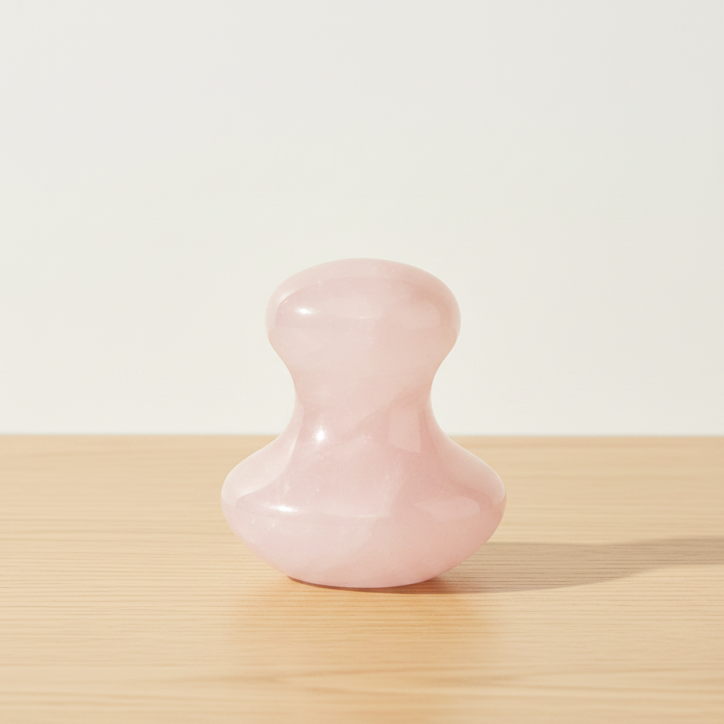 Rose Quartz Ayurvedic Massage Stone Facial Tool