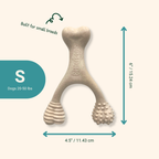 The SMALL WISHBONE BetterBone Plant-Based Chew Toy