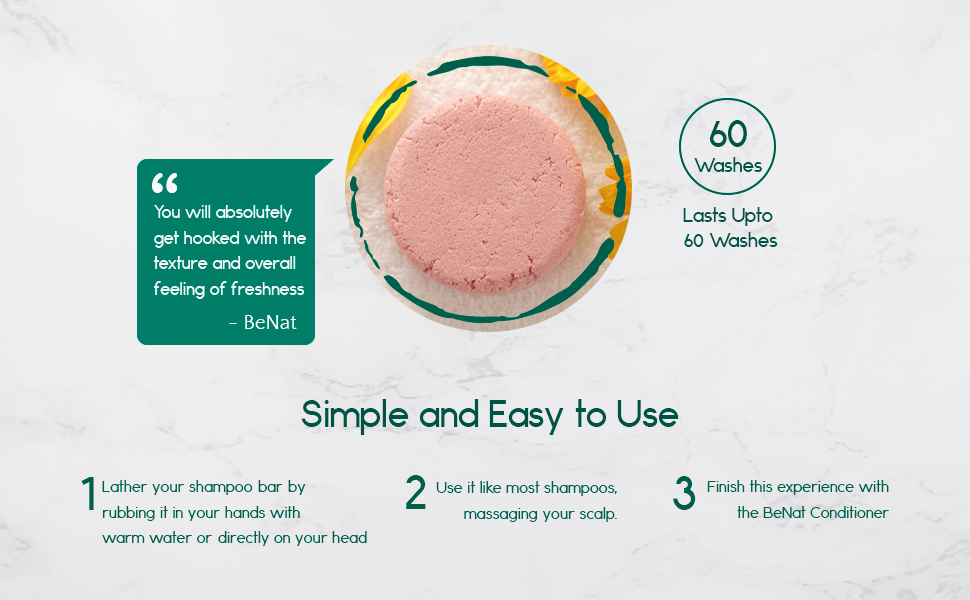 All-Natural Plastic-Free Shampoo Bar