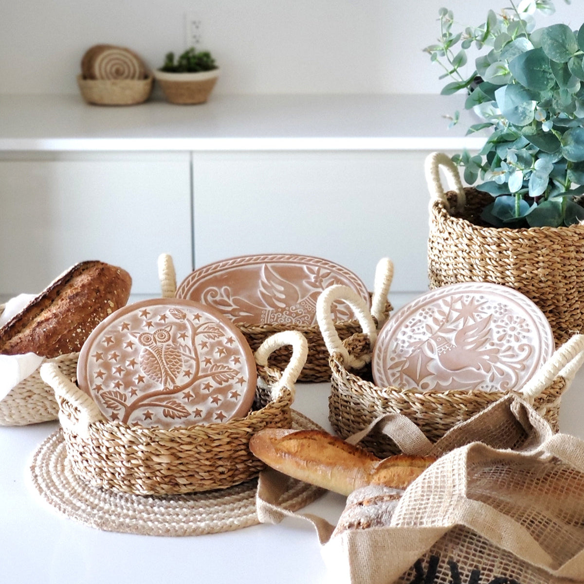 Bread Warmer & Basket - Owl Round-1