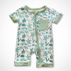 Save the Turtles Shorty Bamboo Romper