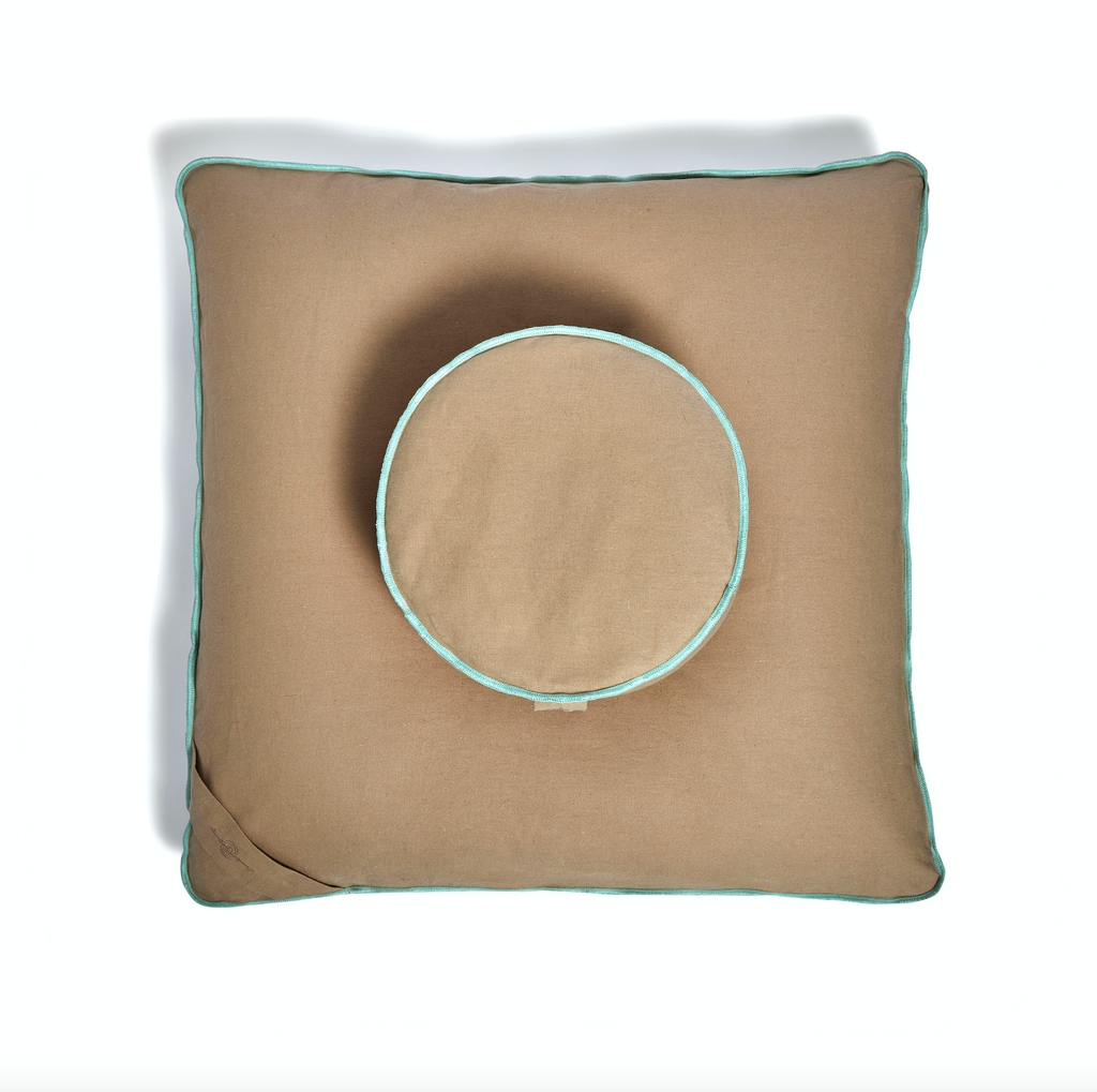 Organic Meditation Cushion Set - Earth