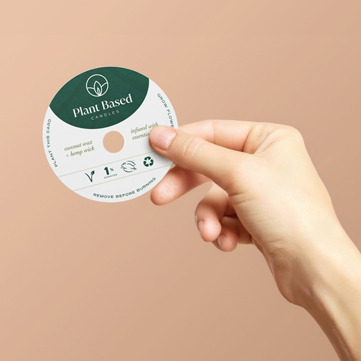 Passionate Fruit White Marble Candle – 6 Oz