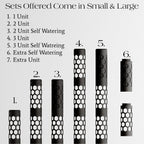 Self Watering Honeycomb Moss Pole MODULAR-4