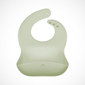 Silicone Baby Bib Sage