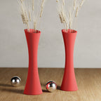 SPIRAL ROSE Vase | RED-0