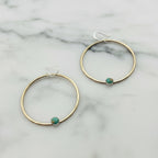 Solstice Hoops – Turquoise-0