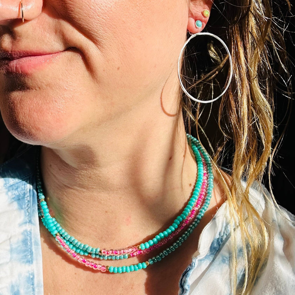 Solstice Necklace – Mermaid Layered Necklace-3