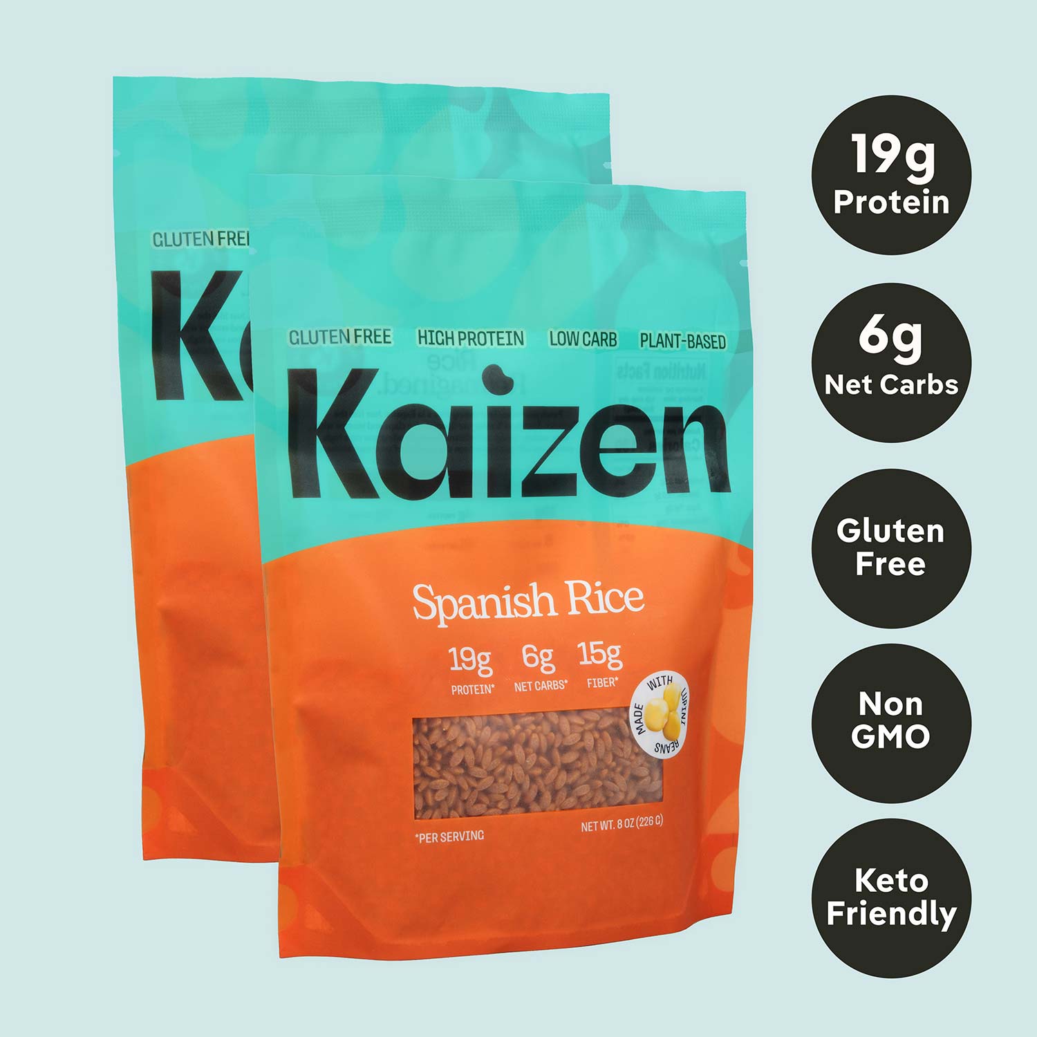 Kaizen Low-Carb Spanish Rice – 8 Oz Per Pack