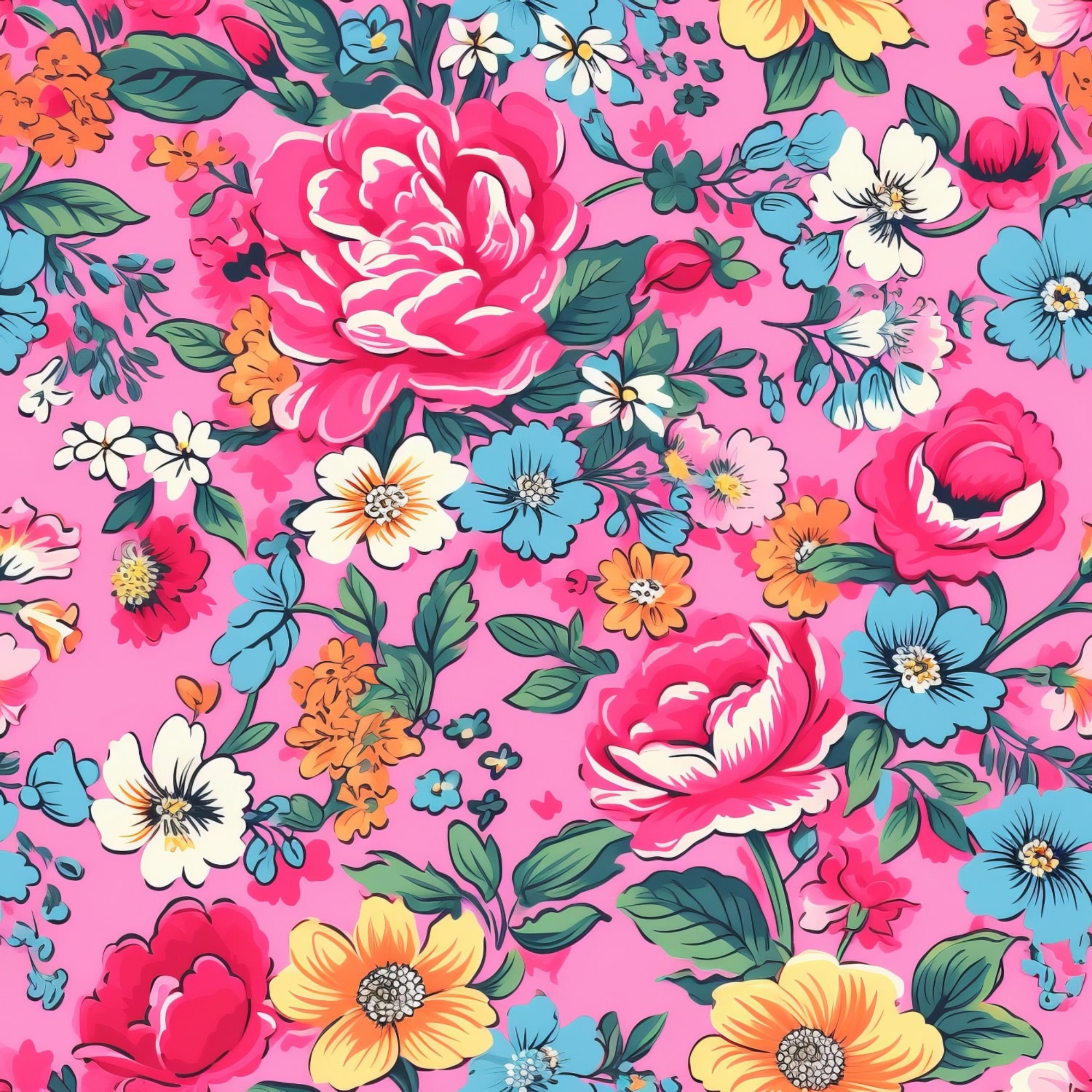 Spring Flower Dog Bandana