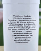 Starfruit Kiwi Deodorant Directions & Ingredients