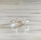 Lucky Horseshoe Ring - Small - Equestrian Ring-1