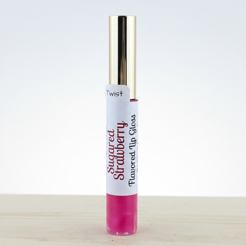 Moisturizing Sugared Strawberry Flavored Lip Gloss
