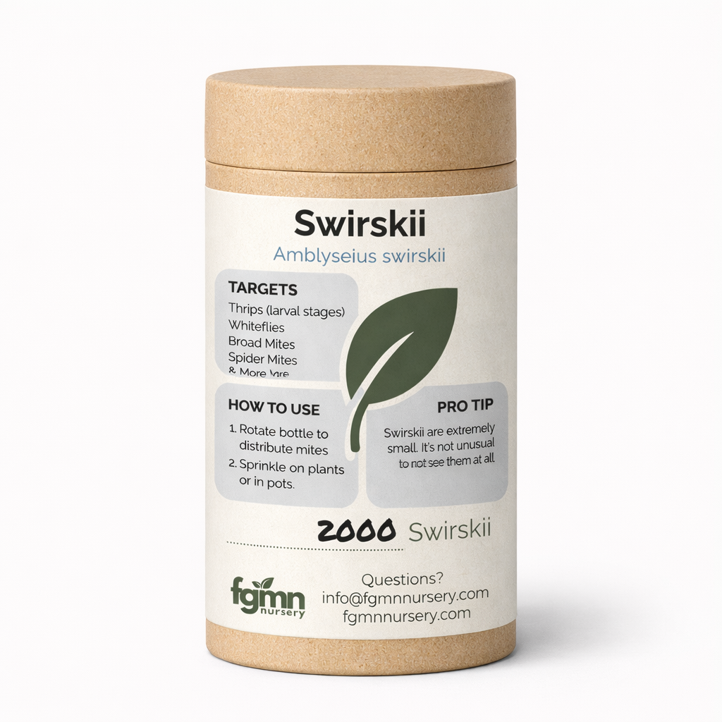 Amblyseius swirskii Treatment Bottles