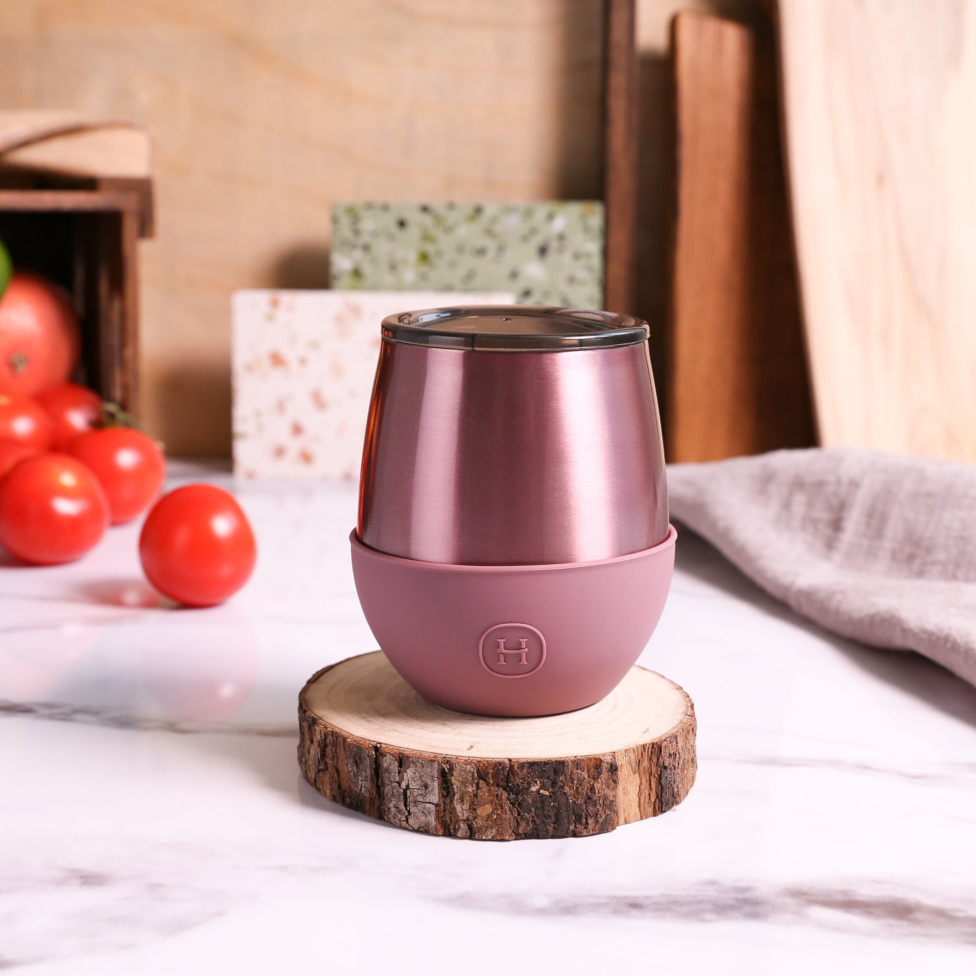 Rose Gold Tumbler-Dusty Rose 8 OZ-3