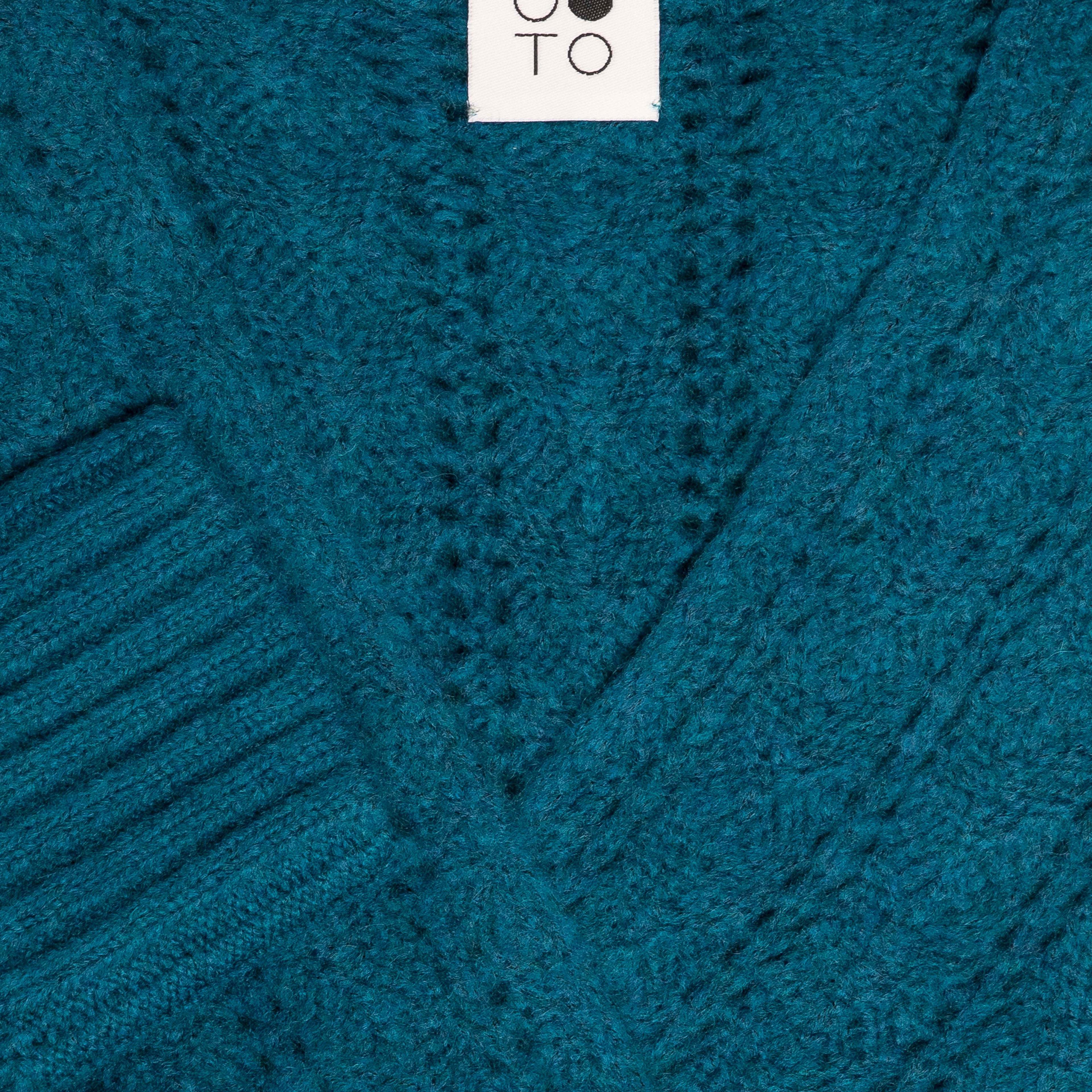 Cashmere + Silk Garnet Wrap Sweater