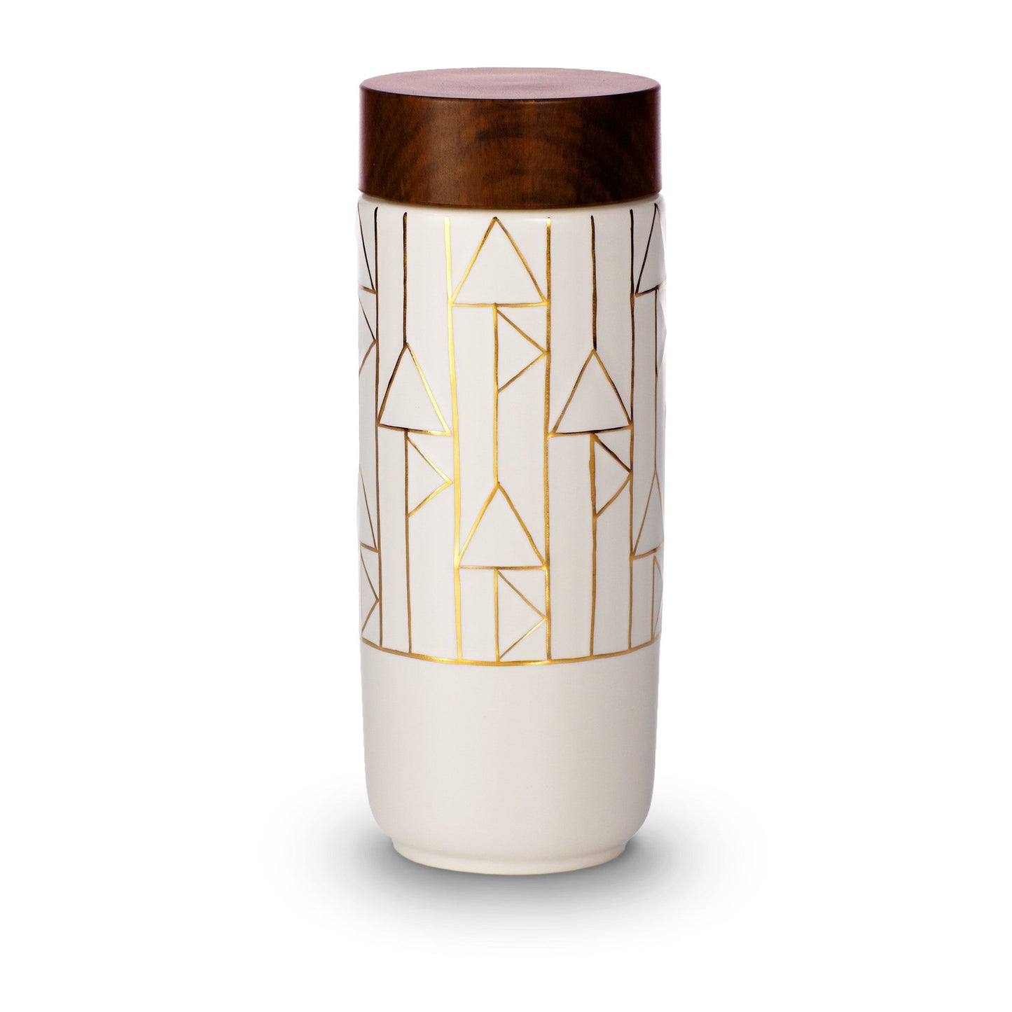 The Alchemical Signs Gold Ceramic Travel Mug-2