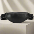 The Walcott Leather Waist Bag | Black Leather Fanny Pack-0