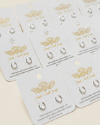Lucky Horseshoe Stud Earrings - Extra Small - Kids Sizing-2