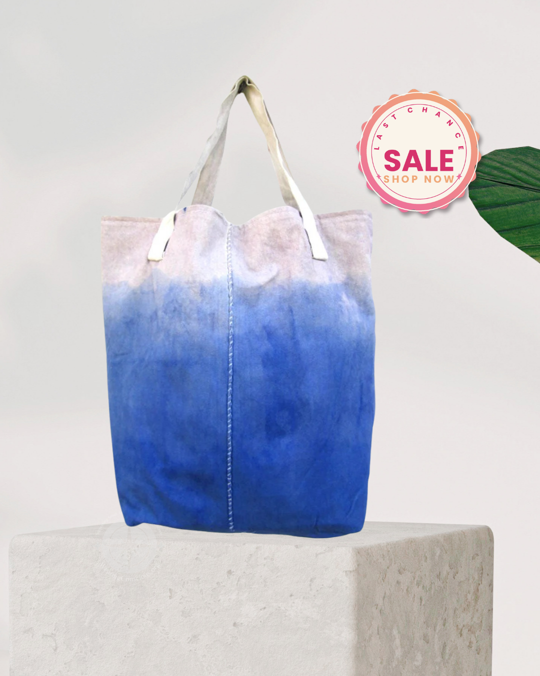 The DHOW Upcycled Tote Bag – Blue