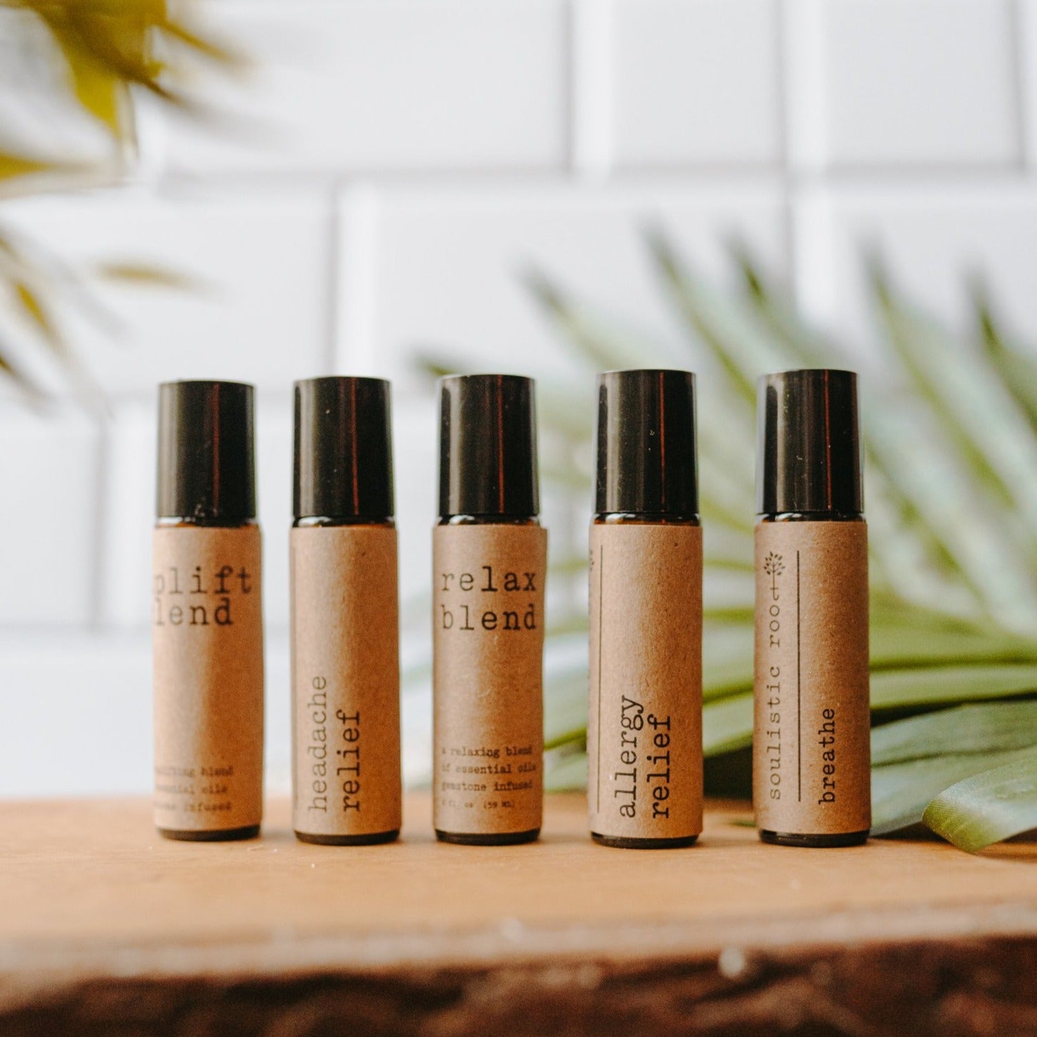 The ESSENTIALS Essential Oil Rollers 5-Piece Set