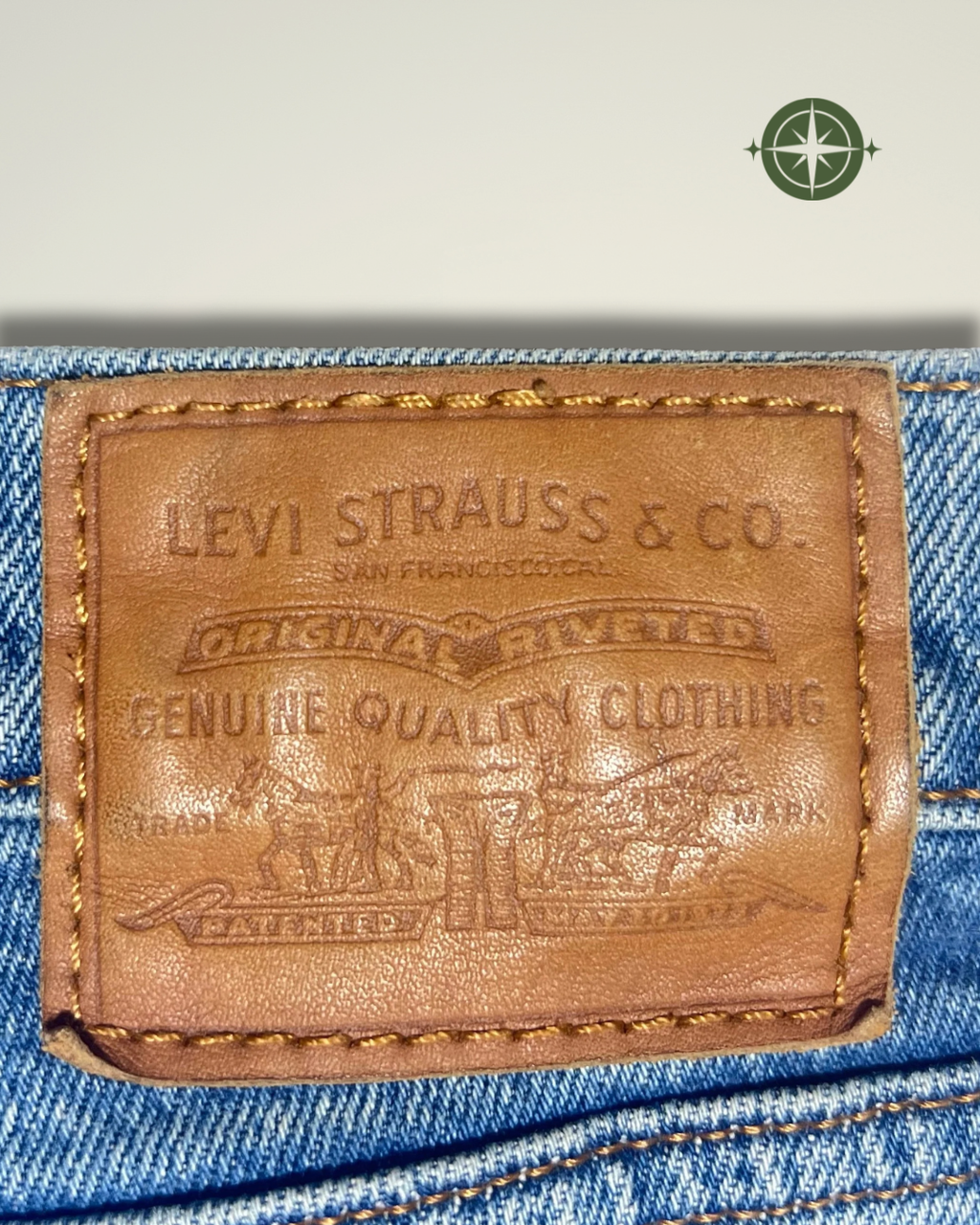 The JAZZY JIVE Levi's Premium Straight Leg Wedgie Denim Jeans
